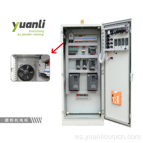 Recubrimiento en polvo que hace la máquina ACM Mill